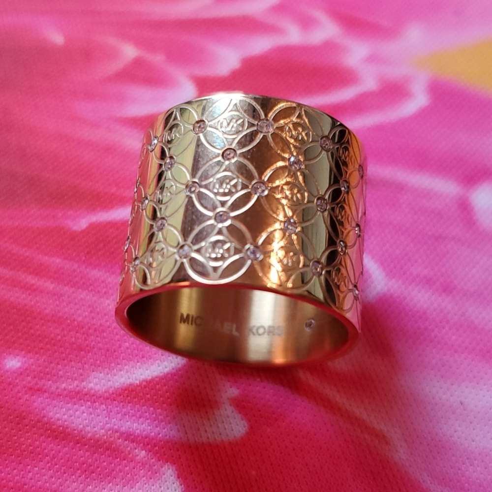 Michael kors heritage ring with crystals - Picture 2 of 5